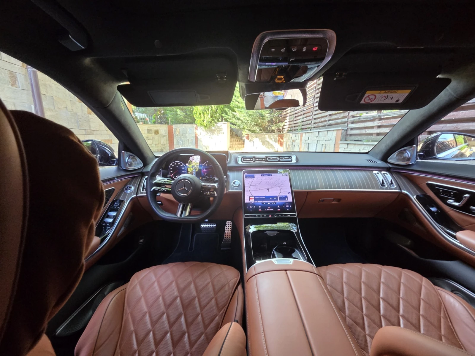 Mercedes-Benz S 400 d 4M L AMG Exclusive Burmester 4D FULL, снимка 9 - Автомобили и джипове - 55043929