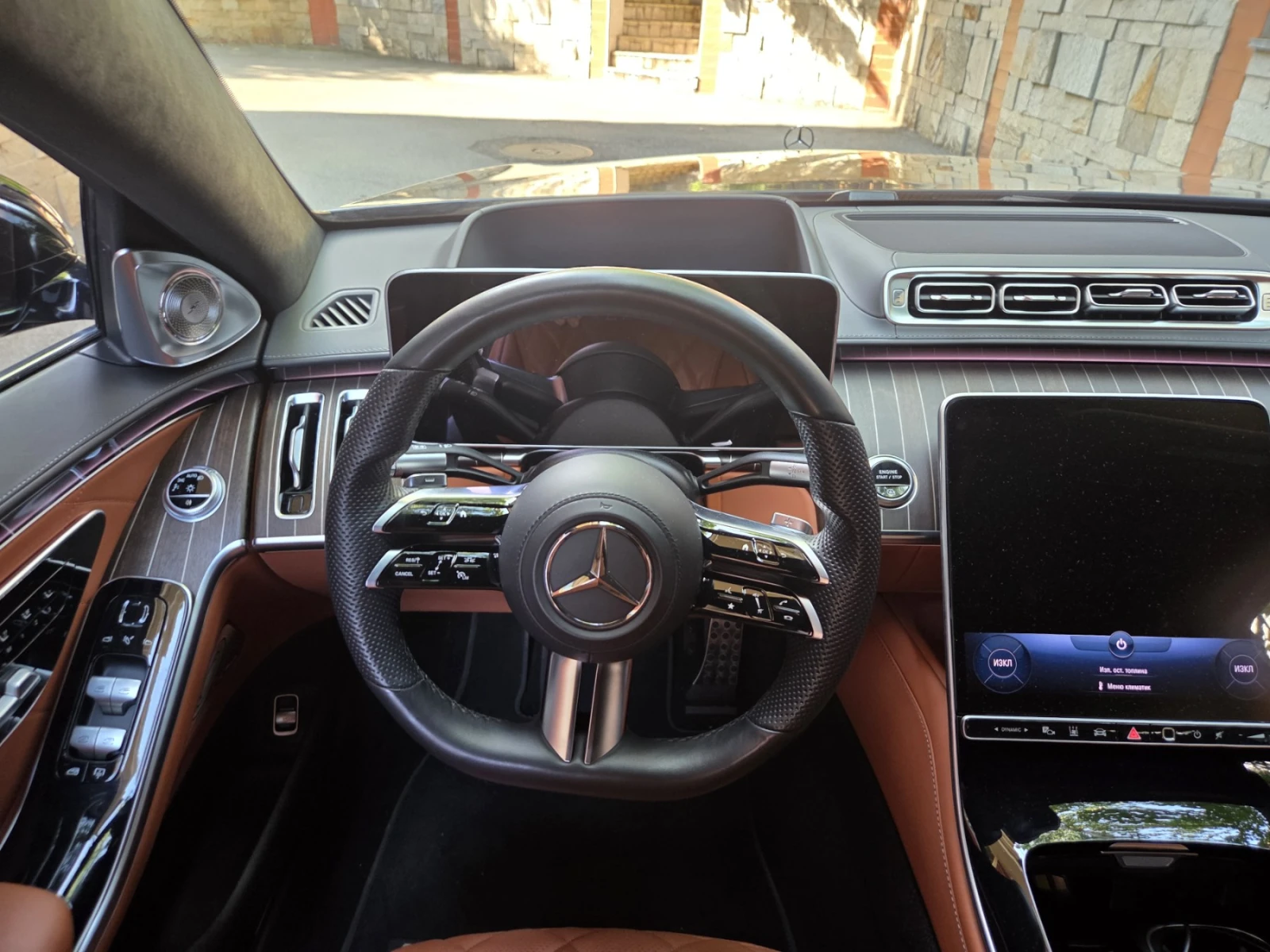 Mercedes-Benz S 400 d 4M L AMG Exclusive Burmester 4D FULL, снимка 7 - Автомобили и джипове - 55043929