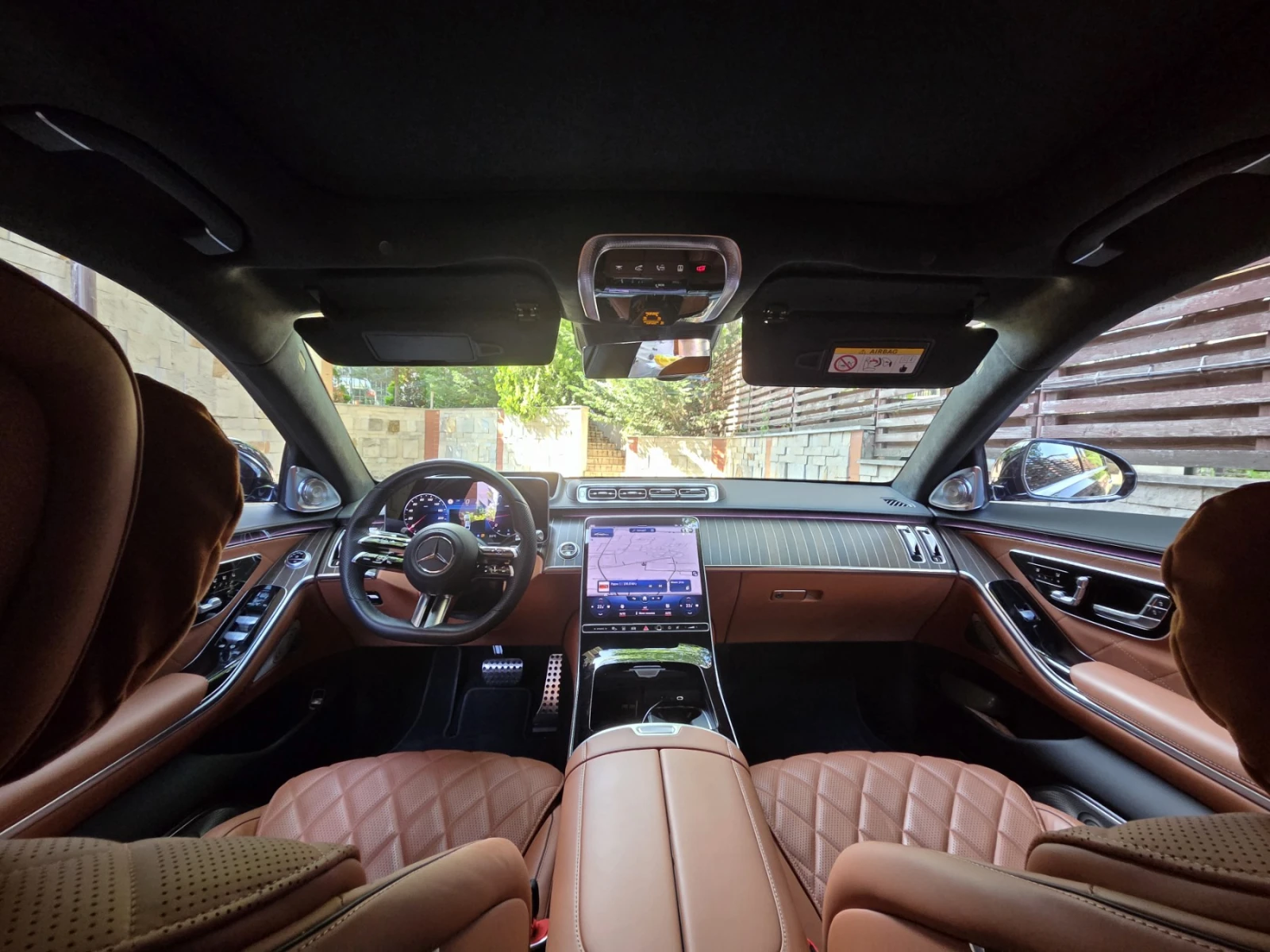 Mercedes-Benz S 400 d 4M L AMG Exclusive Burmester 4D FULL, снимка 10 - Автомобили и джипове - 55043929