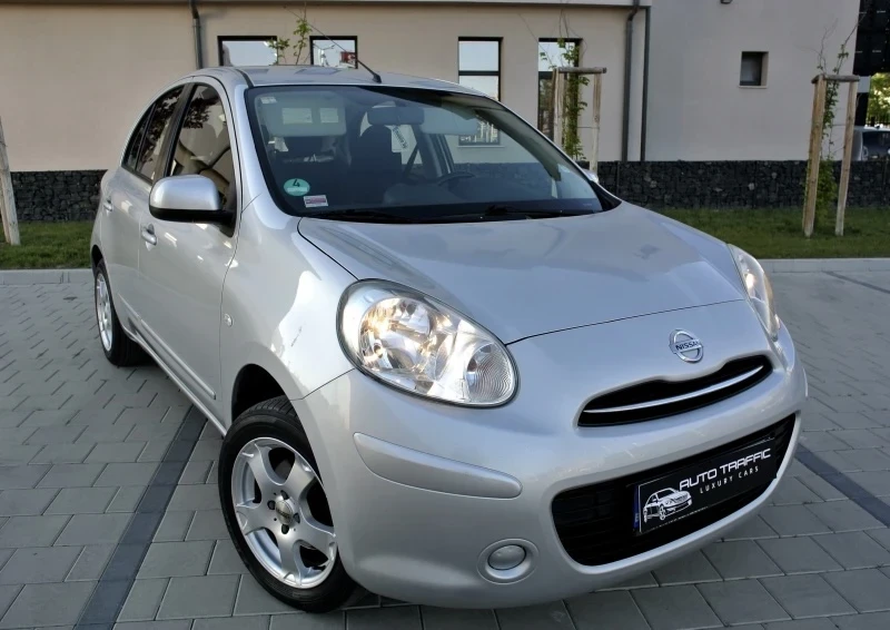 Nissan Micra 1.2i* РЕГИСТРИРАН* КЛИМАТРОНИК* АВТОПИЛОТ* ЕВРО 5, снимка 6 - Автомобили и джипове - 56128620