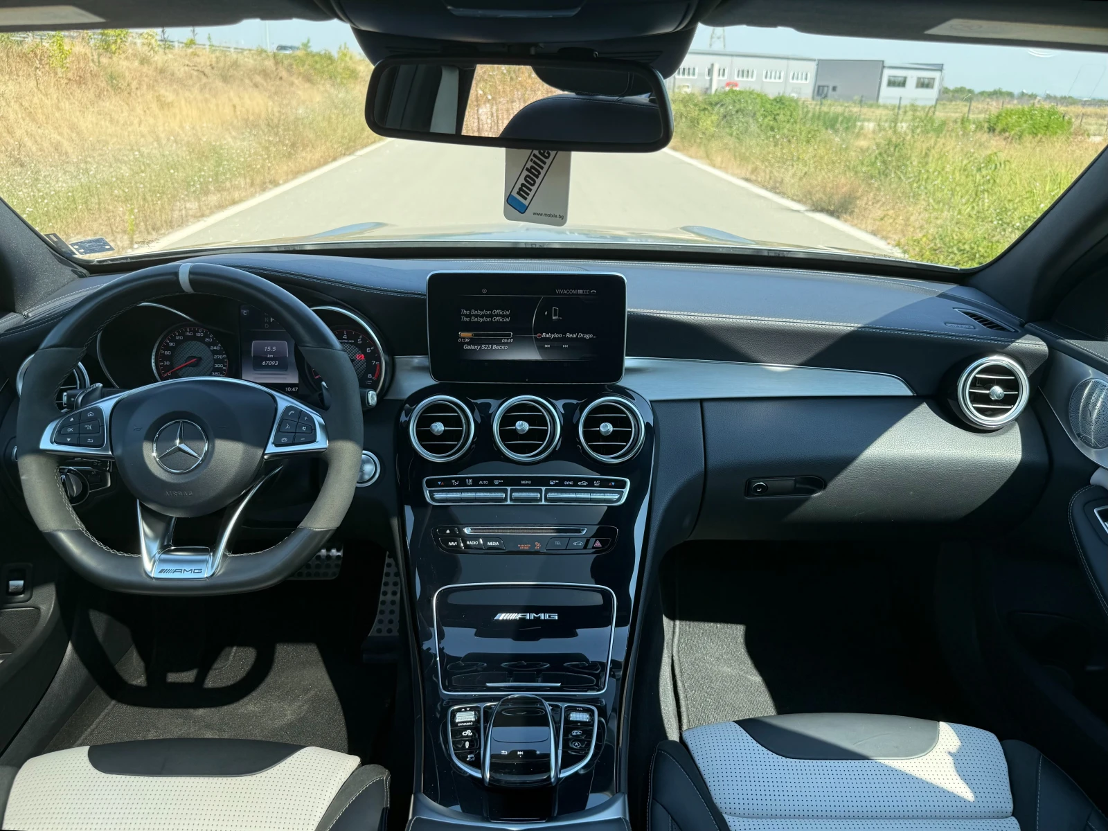 Mercedes-Benz C 63 AMG S 67000 KM, снимка 12 - Автомобили и джипове - 55877779