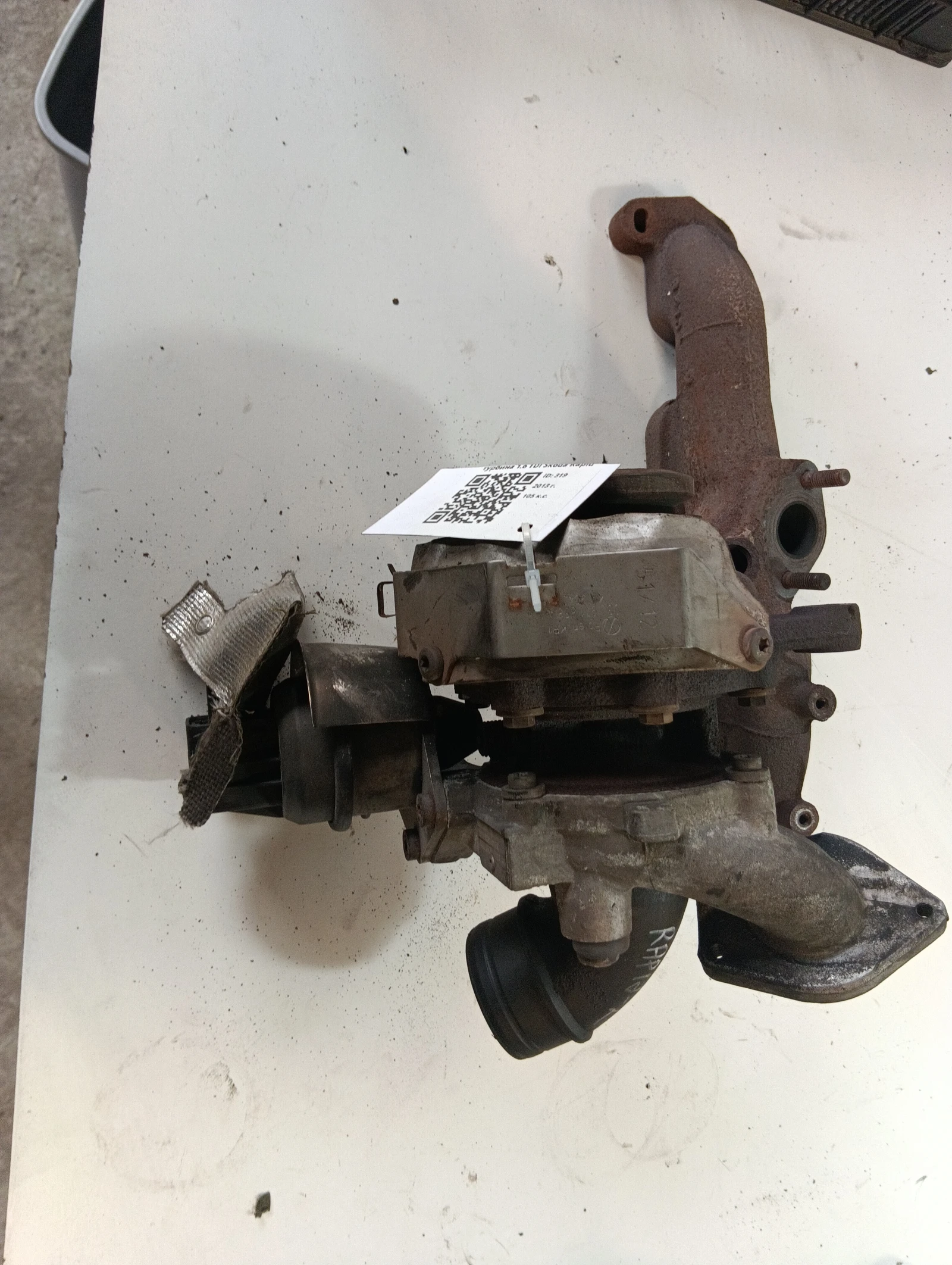 турбина 1.6 TDI Skoda Rapid