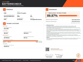 Audi E-Tron GT 93 kWh Quattro Navi Led 90.87% SoH | Auto.bg — изображение 10