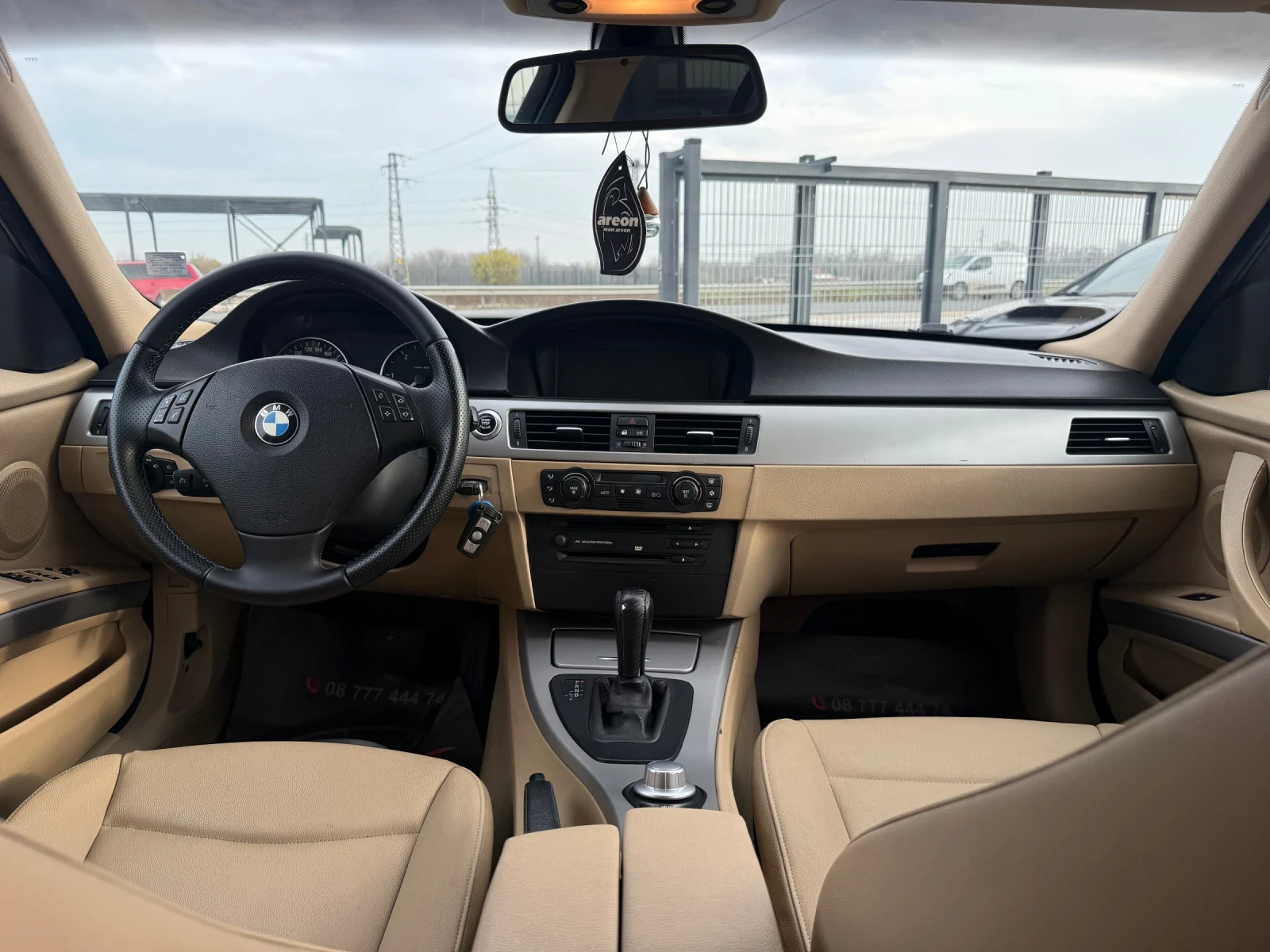 BMW 320 D* 2007г* АВТОМАТИК* Кожа* Нави* Топ Състояние*  - изображение 9