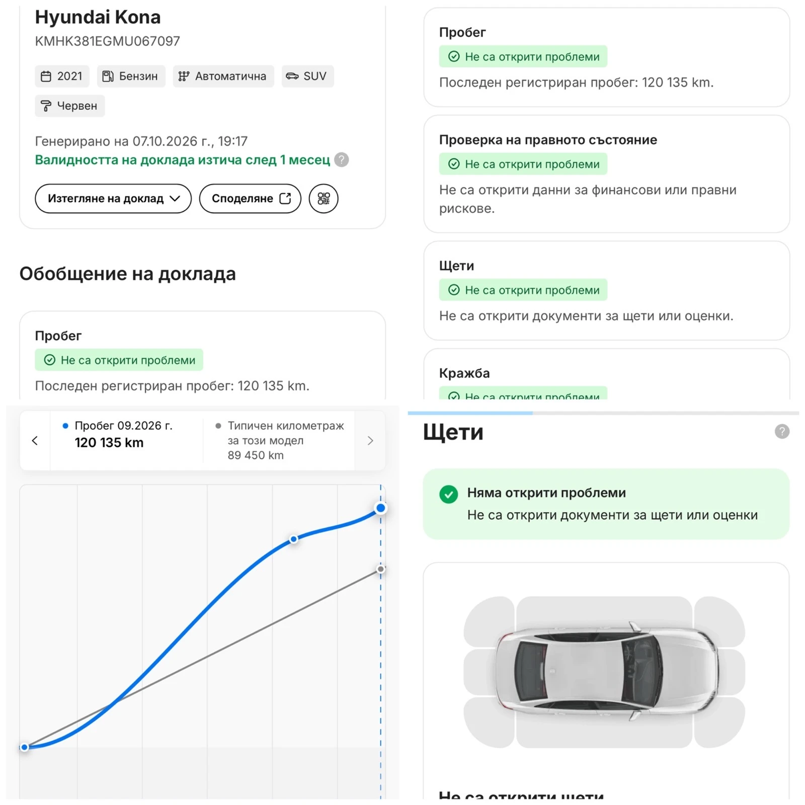 Hyundai Kona 1.6 HYBRID 141k.c. AUTOMATIC | Mobile.bg � ����������� 15