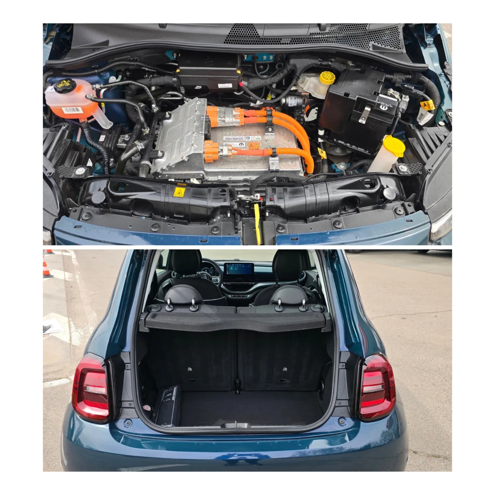 Fiat 500 НОВА КОЛА-17000 КМ-43 KW  БАТЕРИЯ, снимка 17 - Автомобили и джипове - 54190432