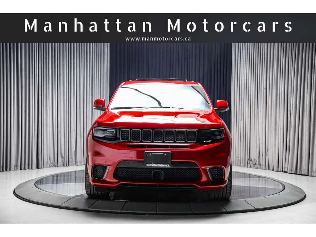 Jeep Grand cherokee TRACKHAWK| REDLINE PEARL| PANO| ОБДУХВАНЕ| , снимка 4 - Автомобили и джипове - 54125928