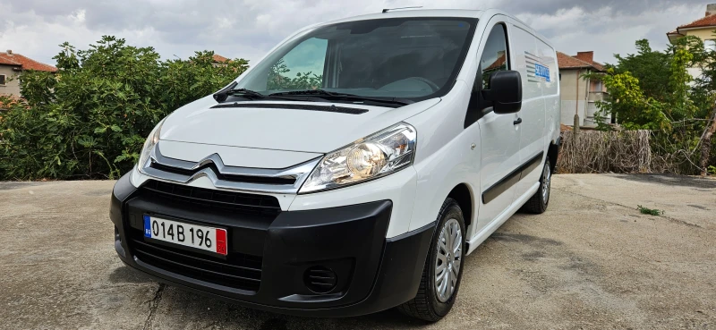 Citroen Jumpy 2.0HDi-128кс* 2014г* МАКСИ БАЗА* КЛИМАТИК* ПЕРФЕКТ, снимка 1 - Бусове и автобуси - 47081402