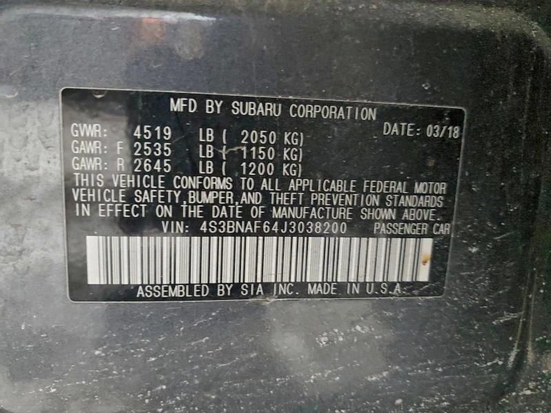 Subaru Legacy 2.5L 4 All wheel drive - изображение 6