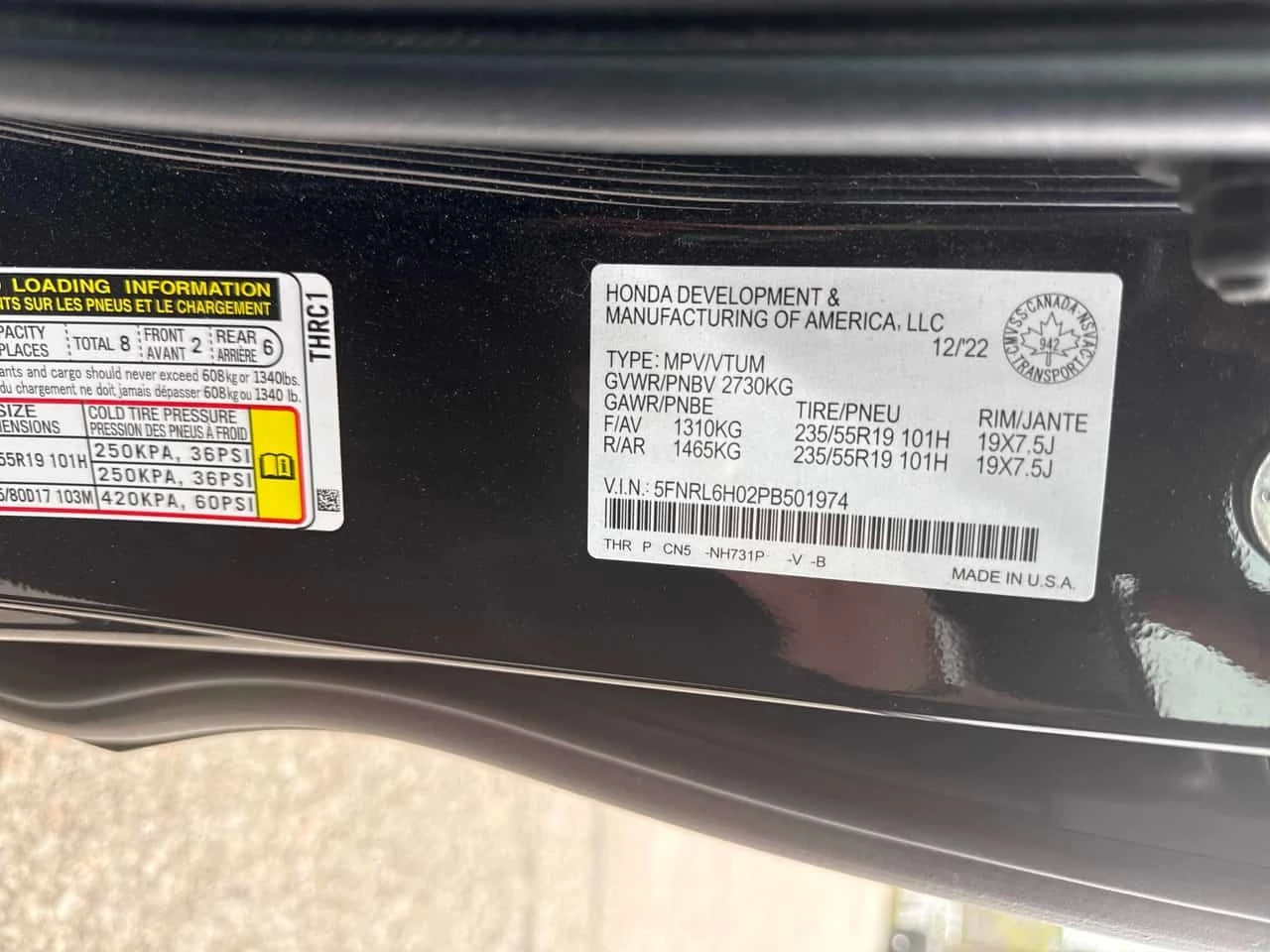 Honda Odyssey * Black Edition * ПОДГРЕВИ * КАМЕРА, снимка 10 - Автомобили и джипове - 54607469