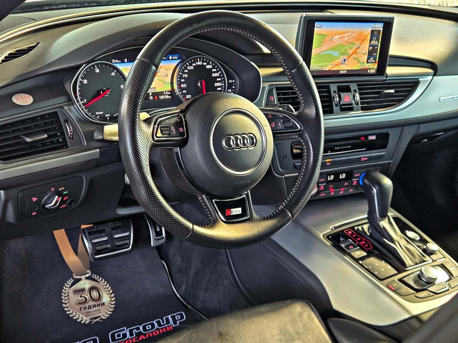 Audi A6 S-LINE/MATRIX/GERMANY/PANO/CAMERA/ПОДГРЕВ/ПЕЧКА/LI, снимка 10 - Автомобили и джипове - 55553339