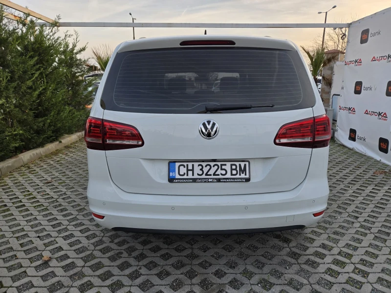 VW Sharan 2.0TDI-150кс= 7МЕСТА= АВТОМАТ= ДИСТРОНИК= LED, снимка 4 - Автомобили и джипове - 52631823