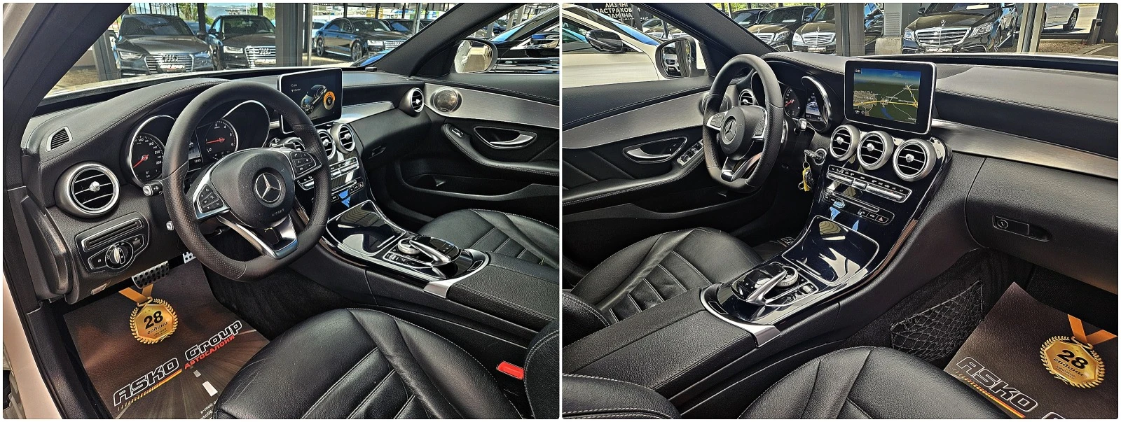 Mercedes-Benz C 220 ! AMG/GERMANY/FULL LED/SIGN ASSYSTENT/PARK ASSYST/ | Mobile.bg   15