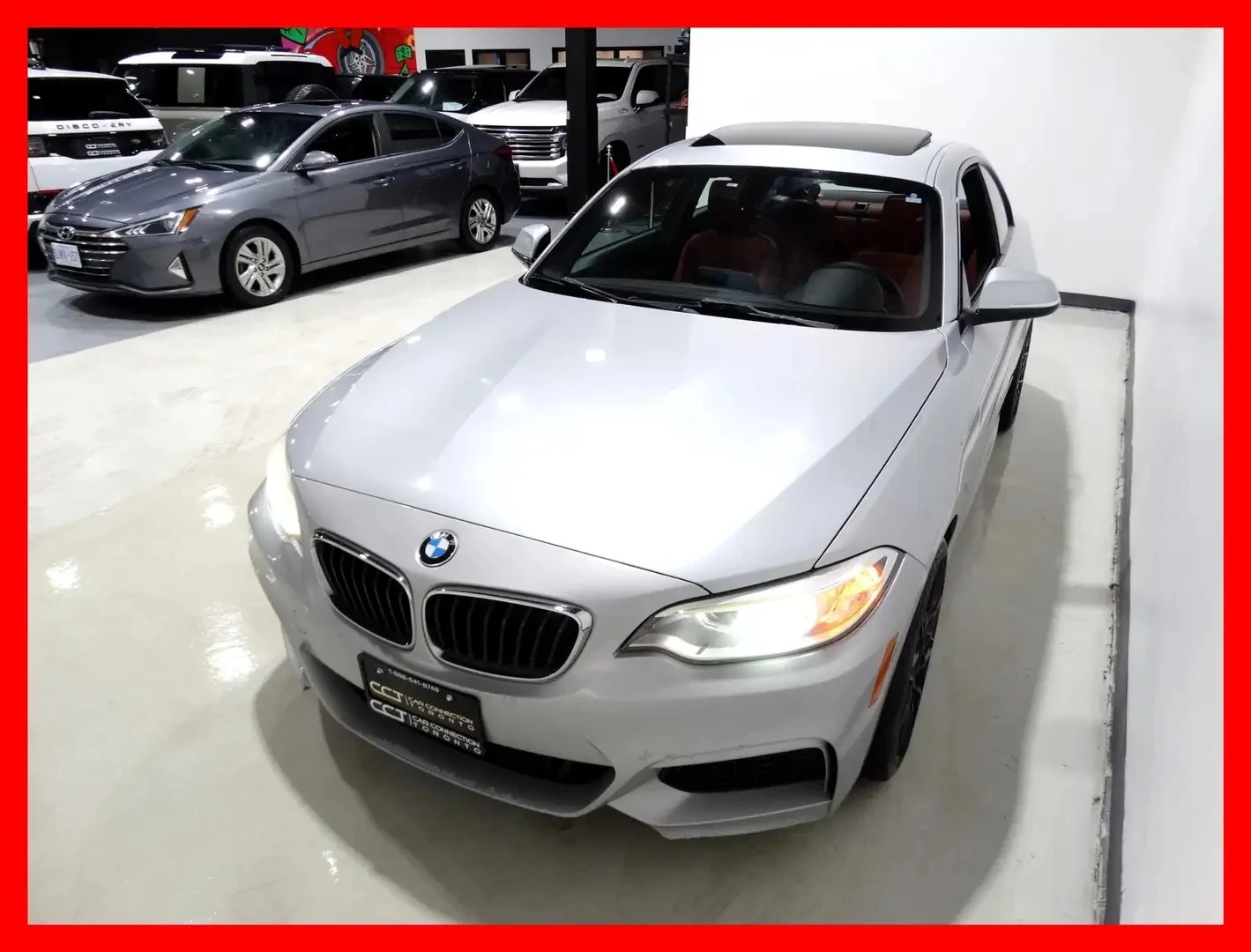 BMW 228 X-DRIVE M-SPORT * RED INTERIOR/NAVI/BACKUP CAM, снимка 3 - Автомобили и джипове - 56129720
