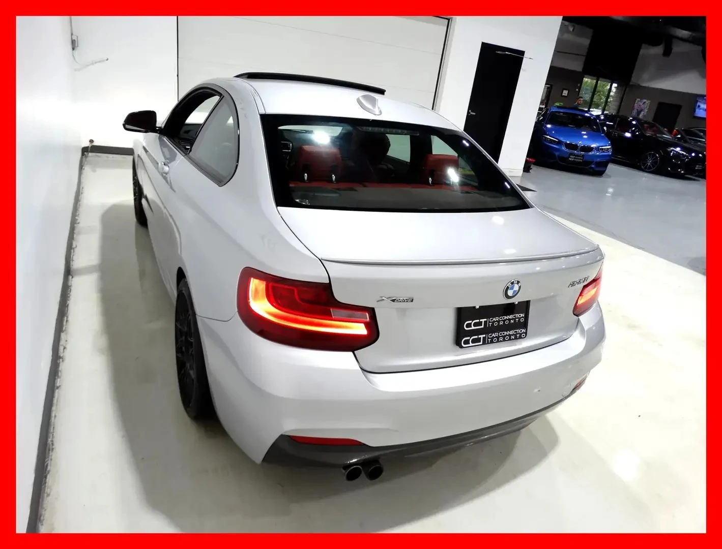 BMW 228 X-DRIVE M-SPORT * RED INTERIOR/NAVI/BACKUP CAM, снимка 4 - Автомобили и джипове - 56129720