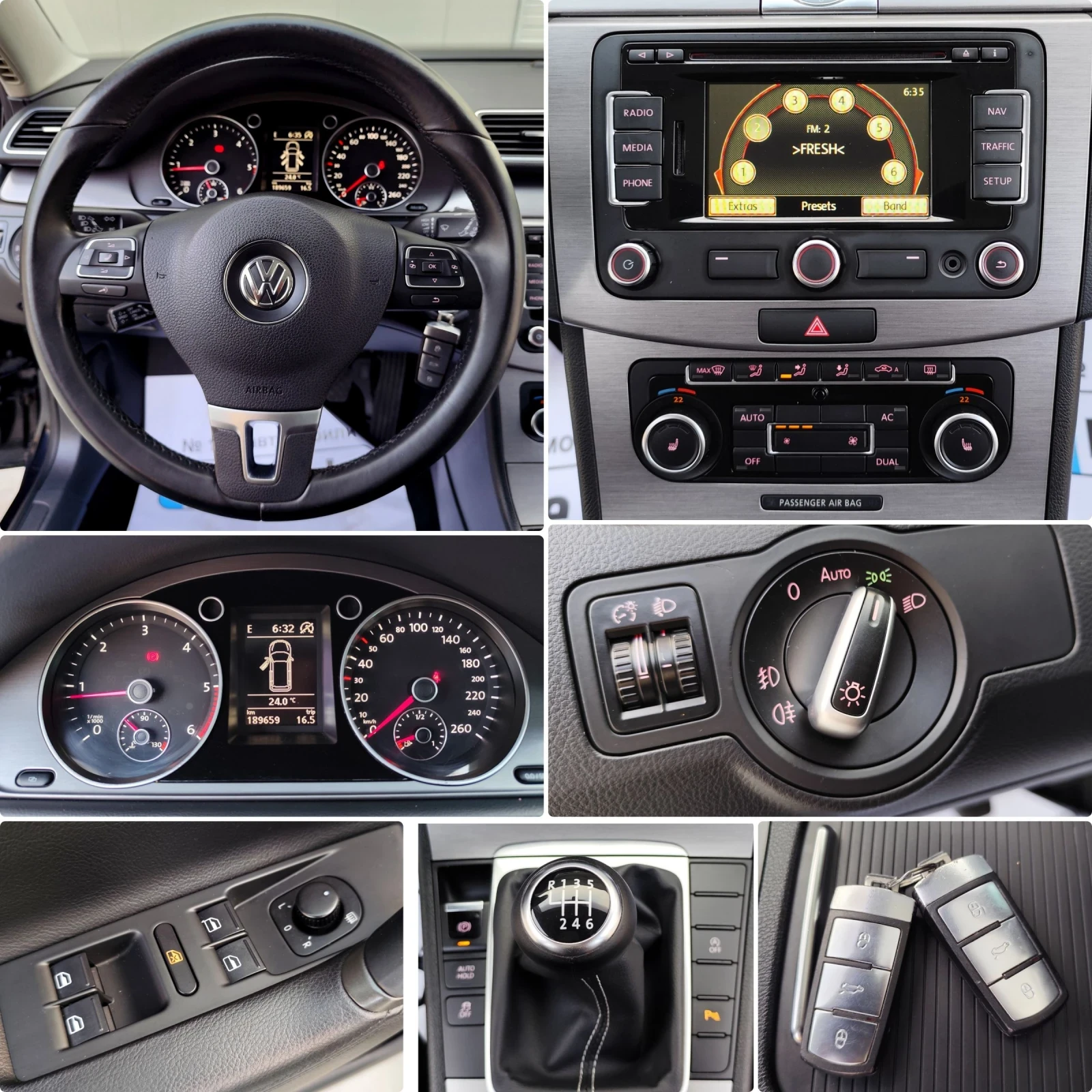 VW Passat 2.0TDI-NAVI-КОЖА-ПАНОРАМА-ПОДГРЯВАНЕ-EURO-5, снимка 16 - Автомобили и джипове - 55164981
