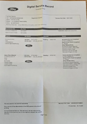 Ford Focus Сервизна История/ОБСЛУЖЕНА, снимка 17