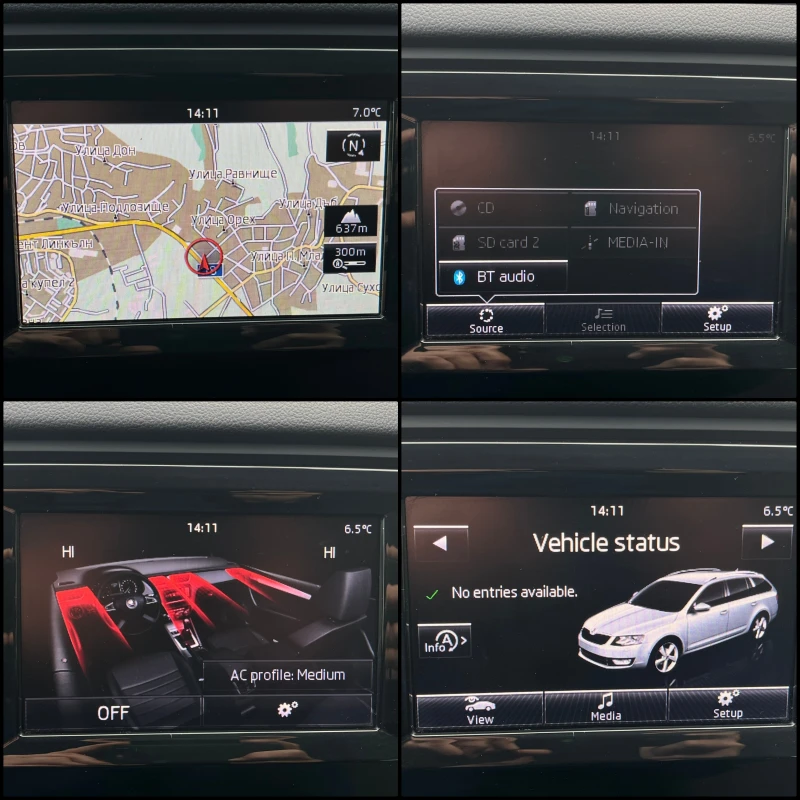 Skoda Octavia 1.4i G-TEC/TGI/LPG/BiFuel, снимка 13 - Автомобили и джипове - 50888079