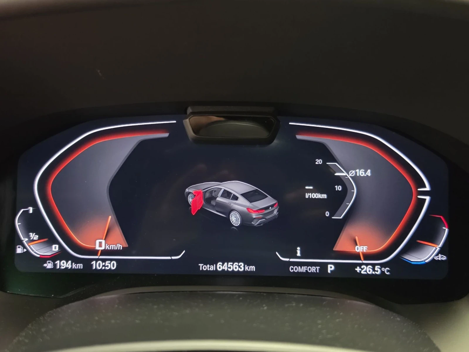 BMW 850 X-DRIVE* CARBON CORE* 360* B&W* DISTR* LASER* SWAR, снимка 13 - Автомобили и джипове - 55616587
