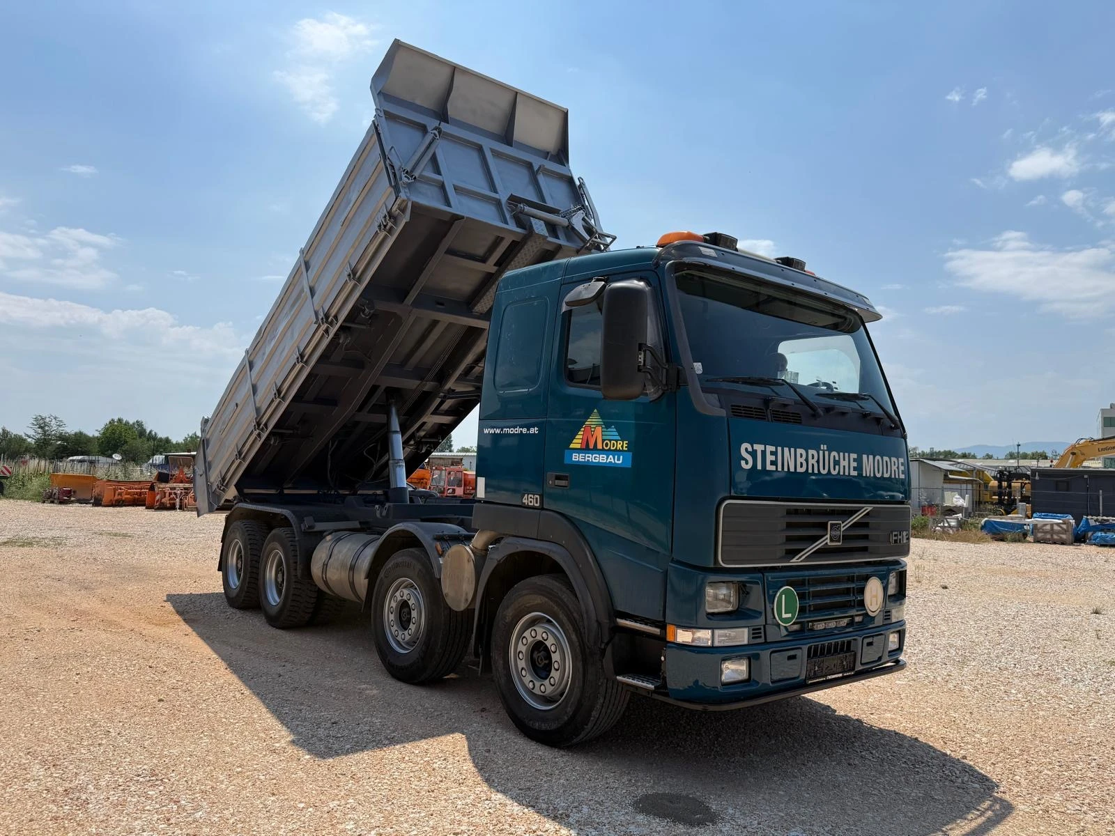 Volvo Fh 12 420, 8х4, Тристранен самосвал , Нов внос, , 