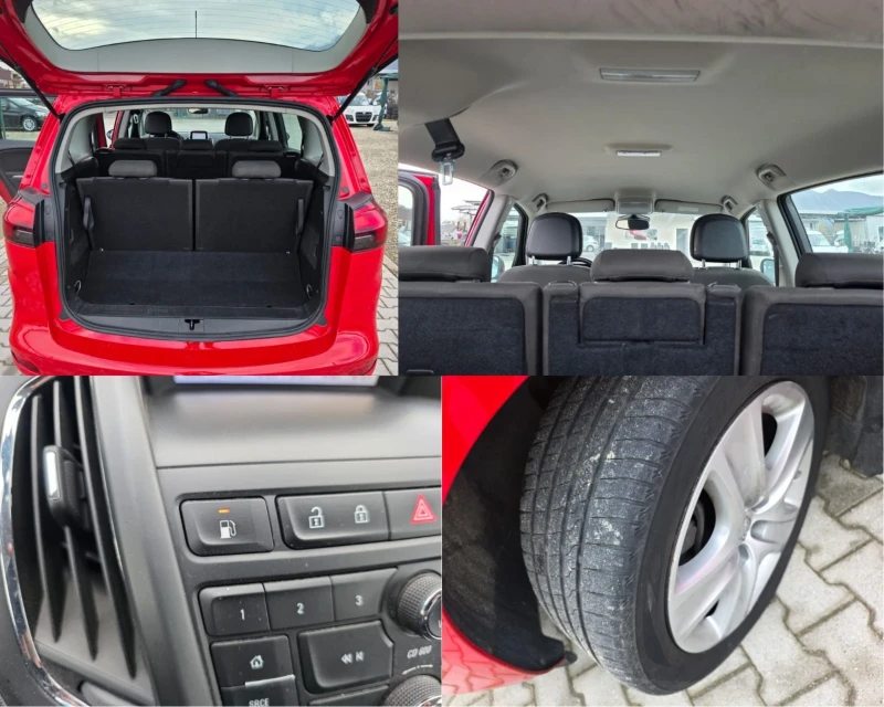 Opel Zafira 1.6-TOURER-METAN 6+ 1 183000km Лизинг, снимка 17 - Автомобили и джипове - 52478776