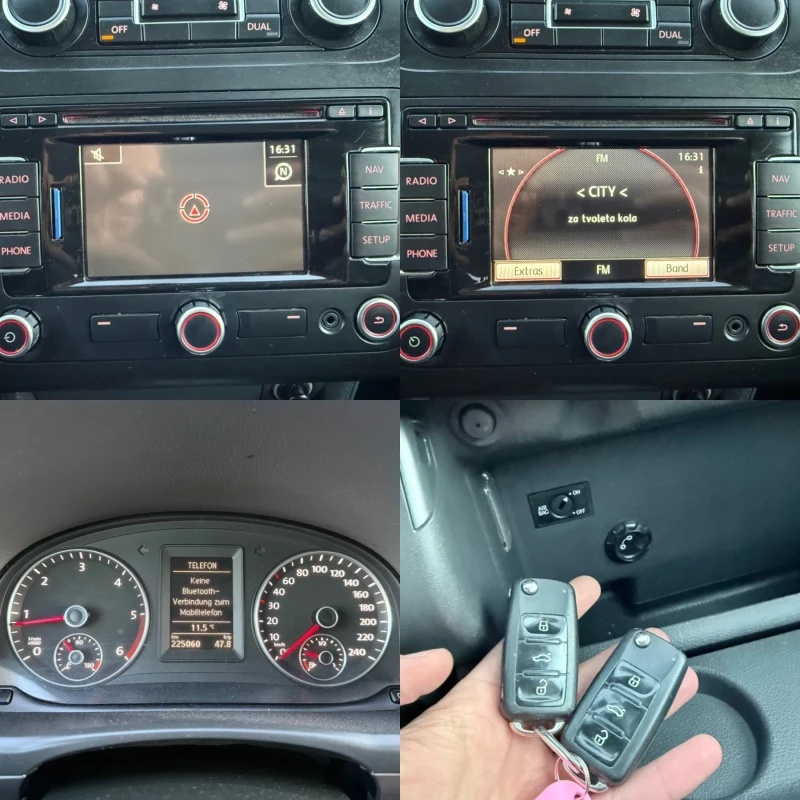 VW Touran 2.0 TDI / AVTOMAT / NAVI / PANORAMA / PARKTRONIC , снимка 16 - Автомобили и джипове - 52776695