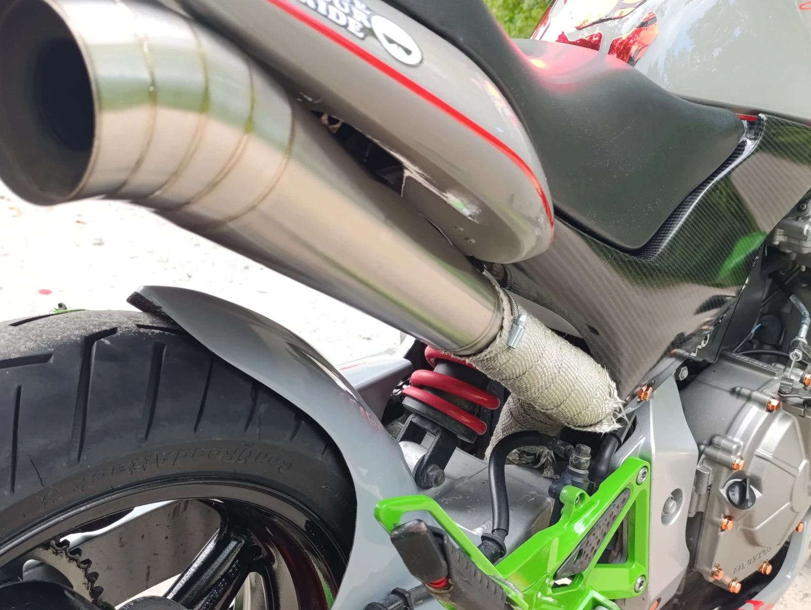 Honda Hornet NARDO GREY , снимка 13 - Мотоциклети и мототехника - 54961113