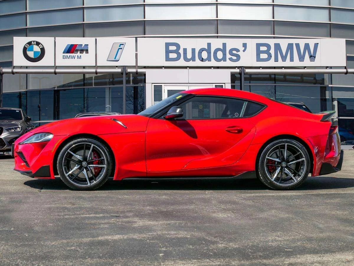 Toyota Supra КОЖА / КЕЙЛЕС / 360 / JBL / ЦЕНА ДО БГ, снимка 2 - Автомобили и джипове - 54895905