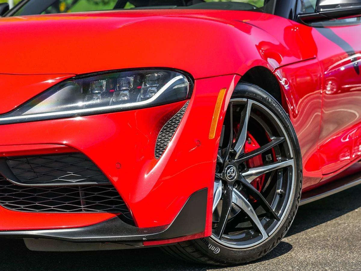 Toyota Supra КОЖА / КЕЙЛЕС / 360 / JBL / ЦЕНА ДО БГ, снимка 5 - Автомобили и джипове - 54895905