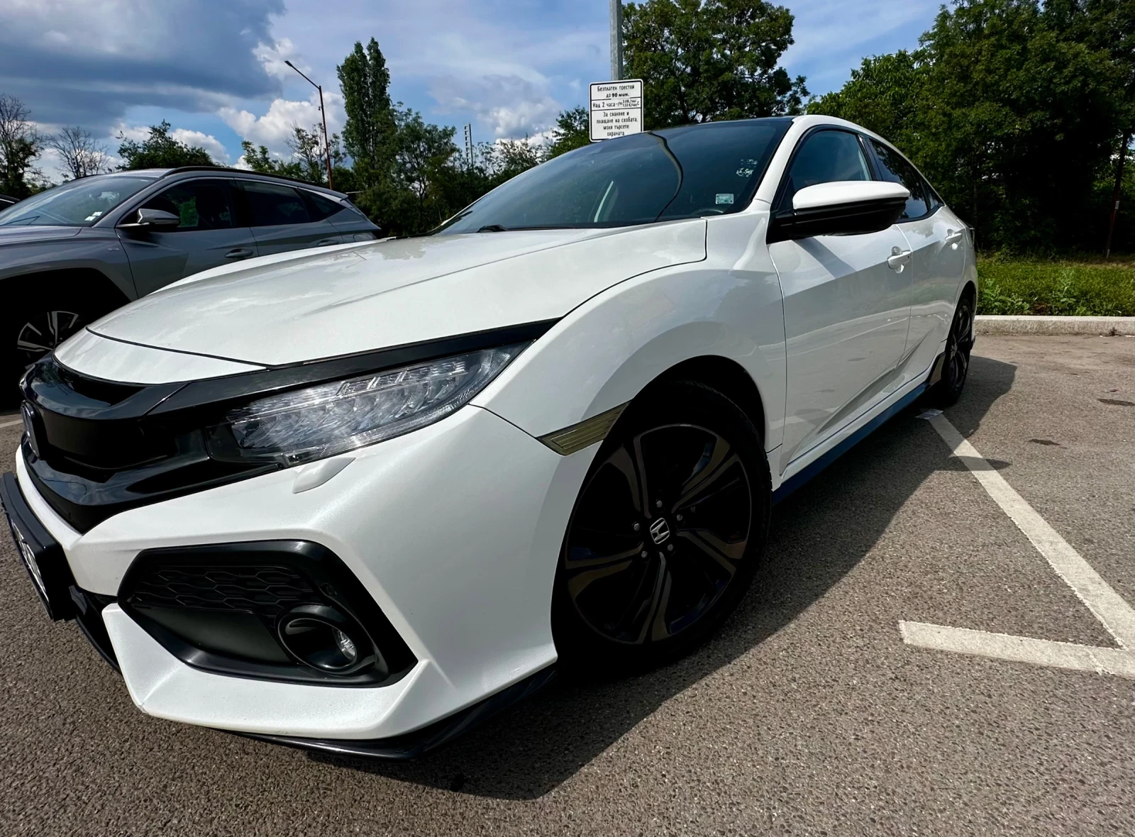Honda Civic 1.5 SPORT 182к.с., Перлен металик, снимка 2 - Автомобили и джипове - 54981836