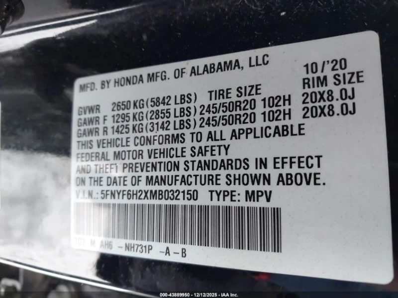 Honda Pilot 3.5l Awd Special Edition, снимка 9 - Автомобили и джипове - 53518947