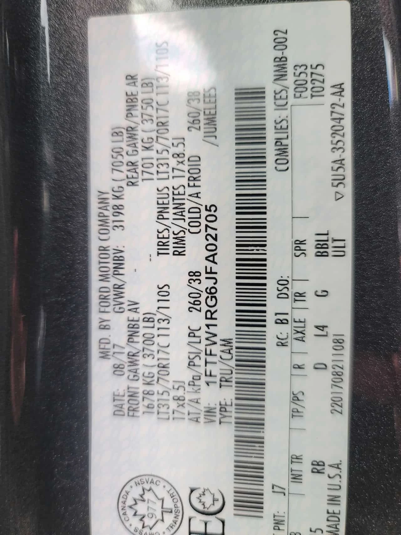 Ford F150 Raptor  CARFAX, снимка 7 - Автомобили и джипове - 56703146