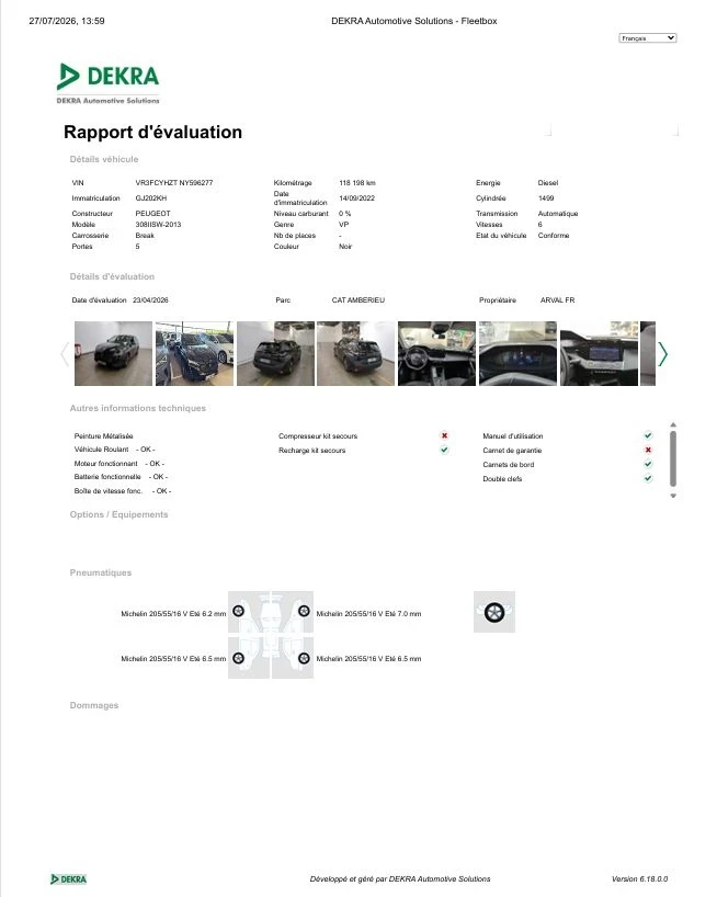Peugeot 308 Active Pack EAT8 full service, LED I-Cockpit Navi , снимка 17 - Автомобили и джипове - 55614016