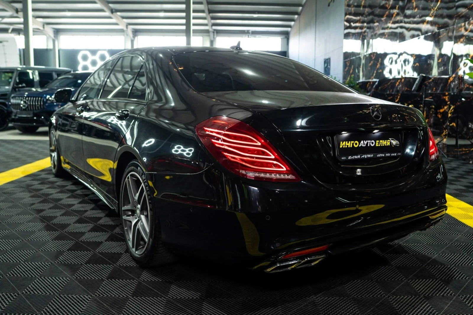 Mercedes-Benz S 350 D LONG 4MATIC AMG LINE LED ПАНО BURM ЛИЗИНГ 100%, снимка 6 - Автомобили и джипове - 55232351