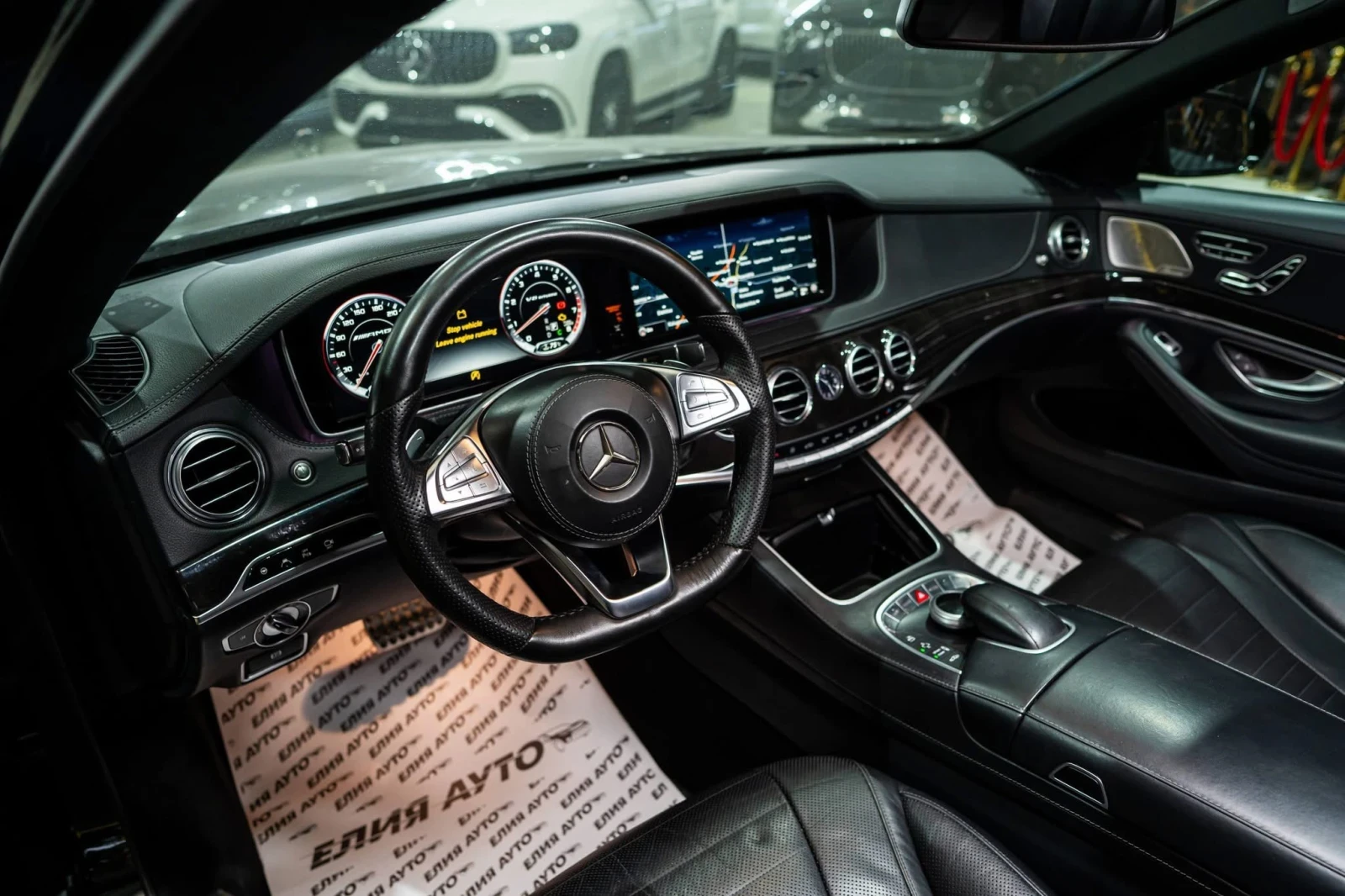 Mercedes-Benz S 350 D LONG 4MATIC AMG LINE LED ПАНО BURM ЛИЗИНГ 100%, снимка 12 - Автомобили и джипове - 55232351