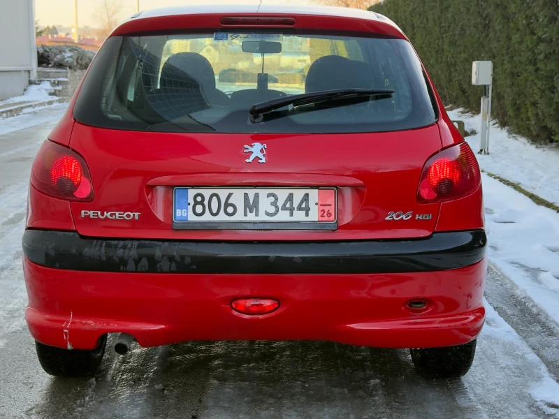 Peugeot 206 1.4 hdi 2004г., снимка 5 - Автомобили и джипове - 53341808