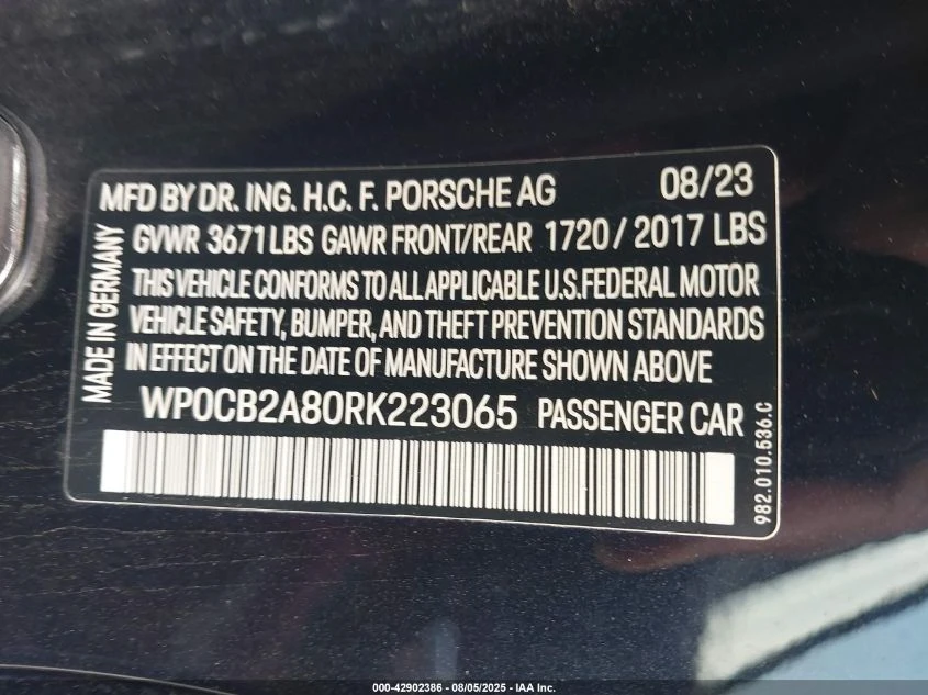 Porsche Boxster 2.5L H-4 DI, DOHC, VVT, TURBO, 350HP Rear Wheel | Mobile.bg   14