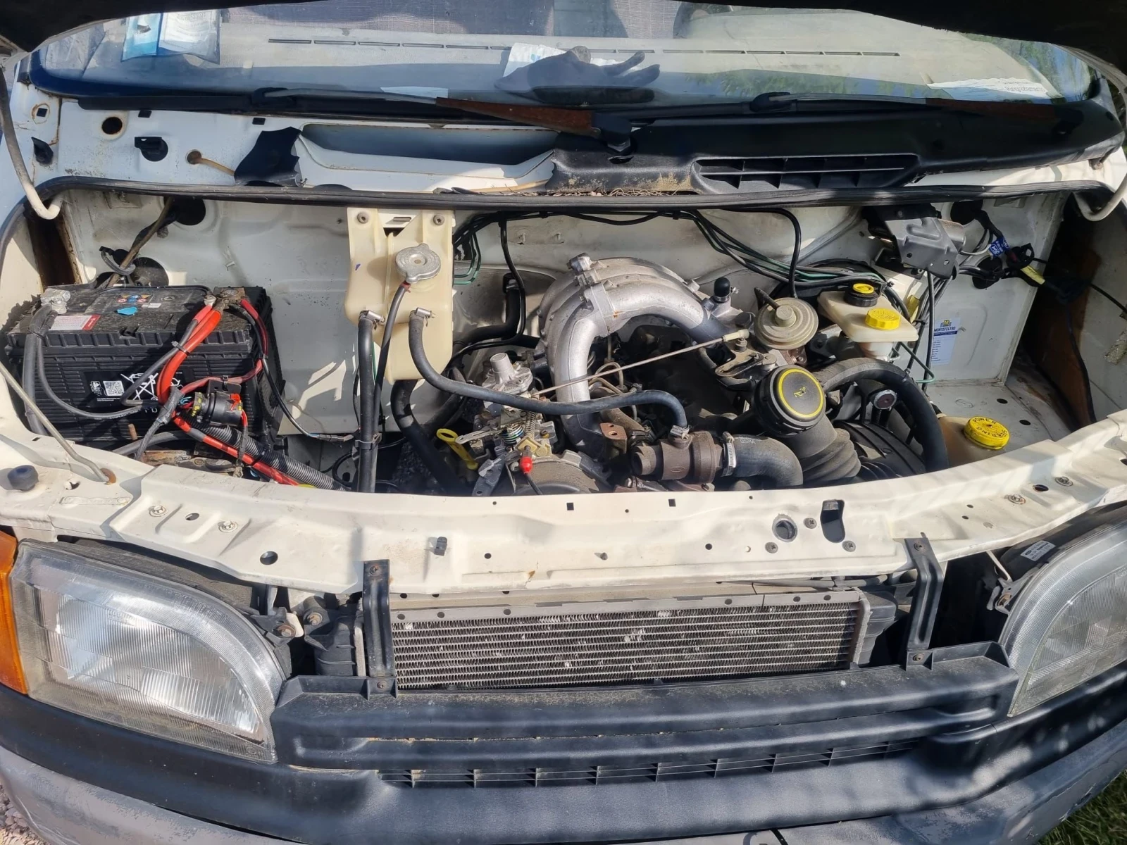 Ford Transit 2.5D-САМОСВАЛ-СКЪСАН АНГРЕНАЖ, снимка 5 - Бусове и автобуси - 54862388