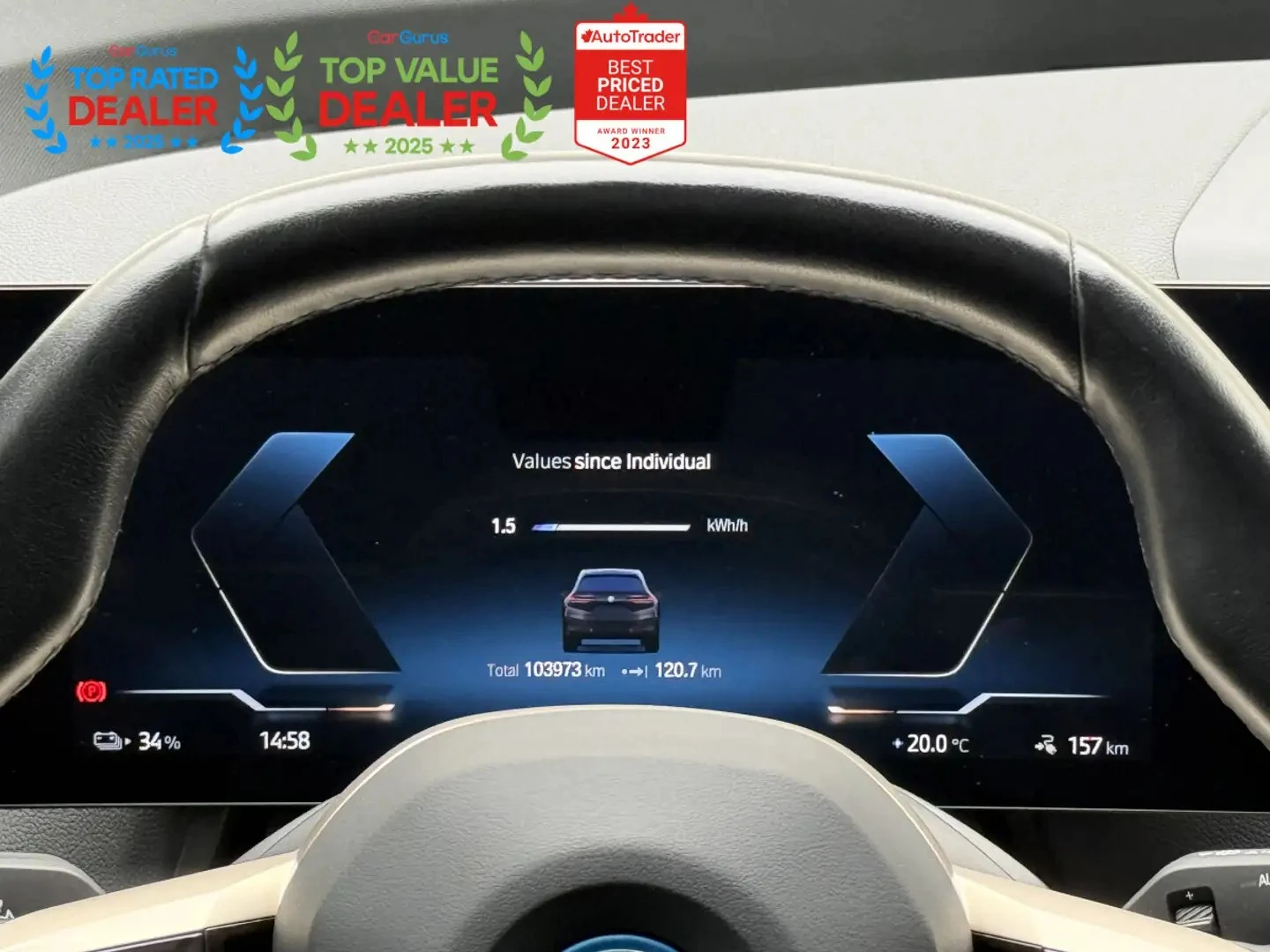 BMW iX XDRIVE50* HUD* МАСАЖ* 360* DIS* PANO* HARMAN* КРАЙ, снимка 13 - Автомобили и джипове - 56239025