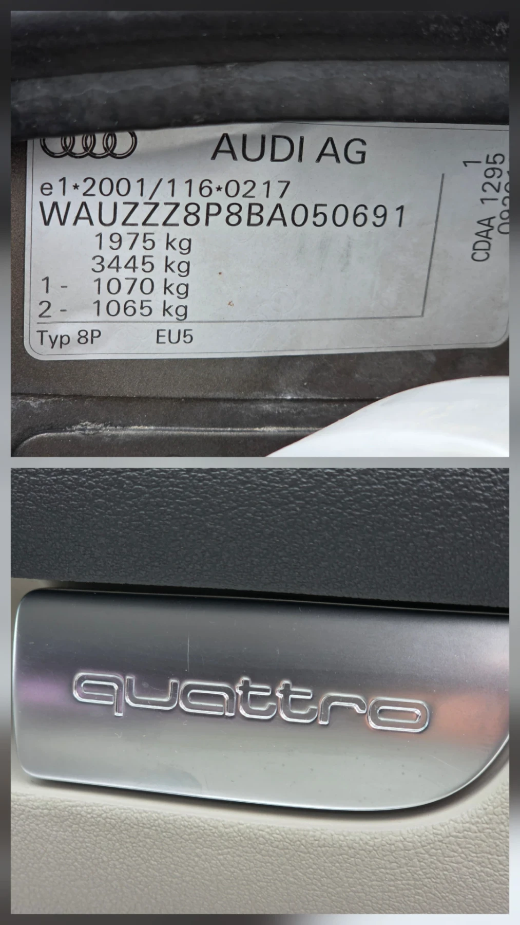 Audi A3 1.8 TFSI Quattro  6 с.к Swiss , снимка 13 - Автомобили и джипове - 56288810