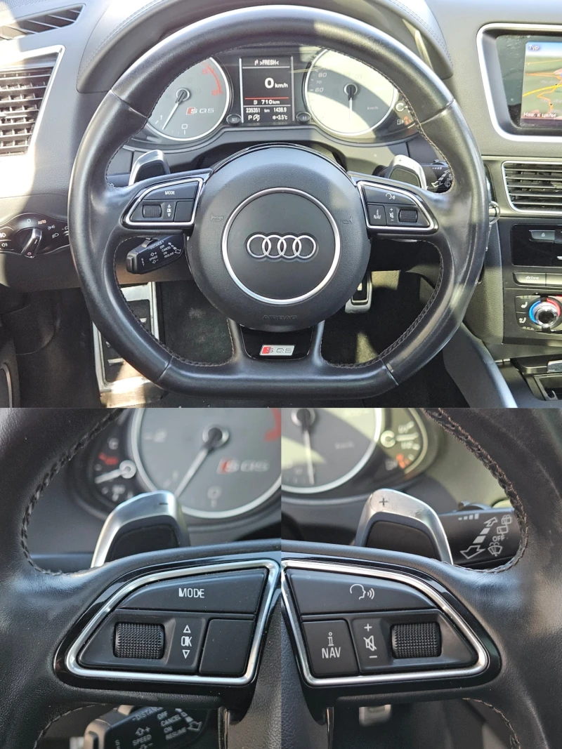 Audi SQ5 3.0BITDI/КАМЕРА/ДИСТРОНИК/LED/NAVI/БЛУТУТ/ПАНОРАМА, снимка 11 - Автомобили и джипове - 53498156