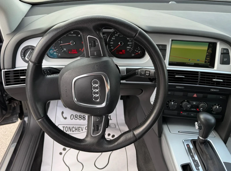 Audi A6 Allroad 2.7-TDI-quattro-TOP-NEW-AUTOMAT-NAVI-PARKTRONIK, снимка 11 - Автомобили и джипове - 51160145