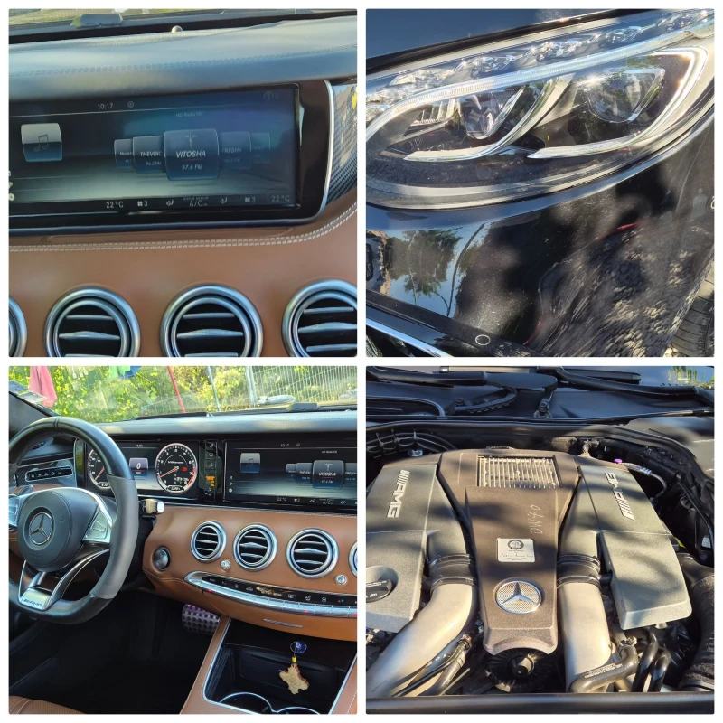Mercedes-Benz S 63 AMG SWAROWSKI, снимка 15 - Автомобили и джипове - 51837046