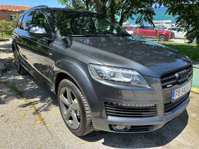 Audi Q7 3.0i S-line 7 места FULL екстри, снимка 1 - Автомобили и джипове - 48378687