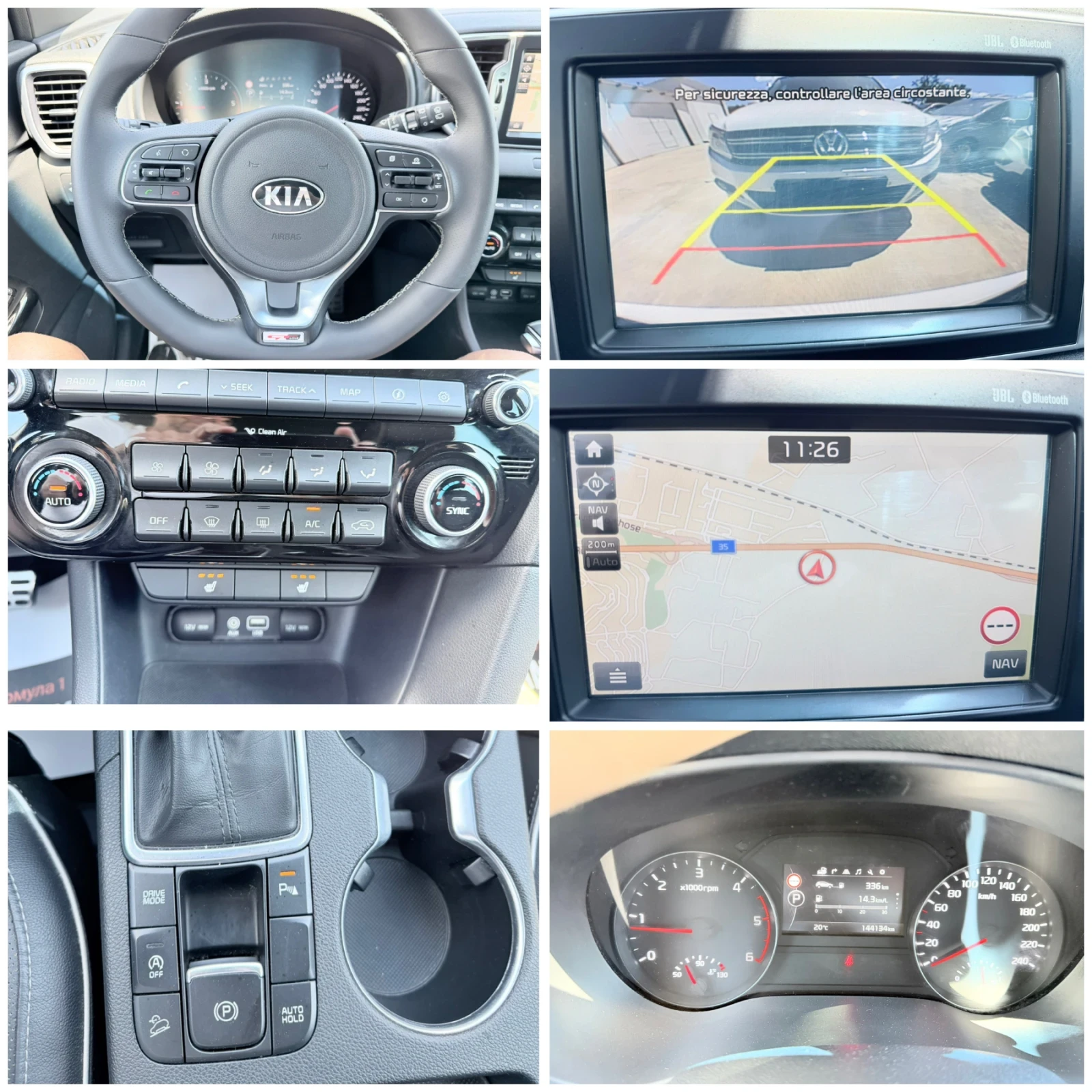 Kia Sportage 1.7crdi GT-LINE-ПАНОРАМА-КАМЕРА-DISTRONIK-JBL-LANE, снимка 10 - Автомобили и джипове - 54710936