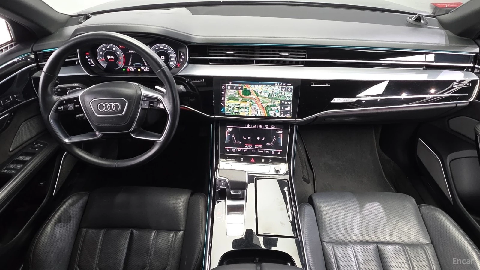 Audi A8 LONG* DIS* 360* TV* DIS* МАСАЖ* ОБДУХ* HUD* SOFT-C, снимка 7 - Автомобили и джипове - 56301930