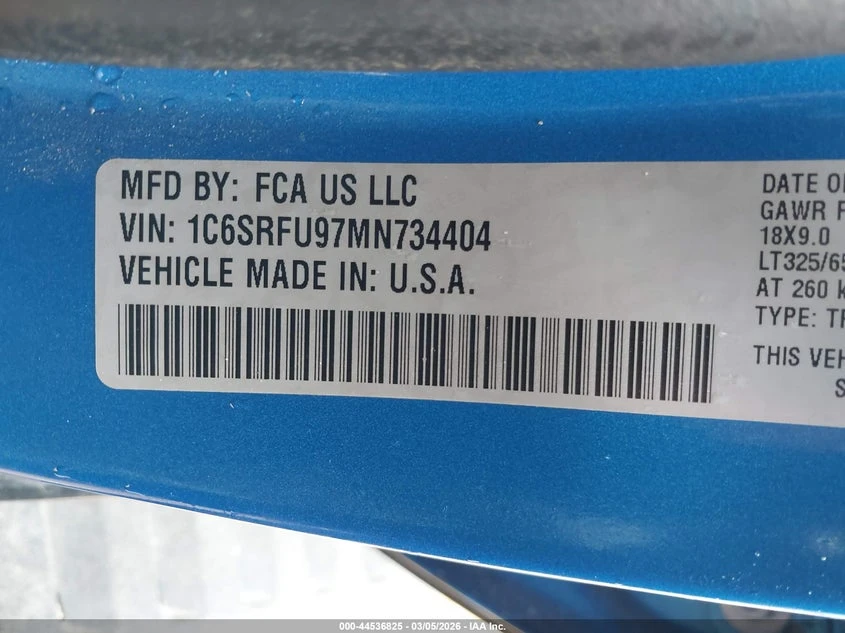 Dodge RAM 1500 6.2l Trx 4X4 5'7 Box, снимка 9 - Автомобили и джипове - 53903151