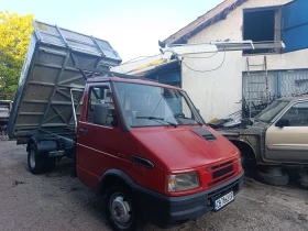 Iveco 3510 Самосвал с кран!!, снимка 1