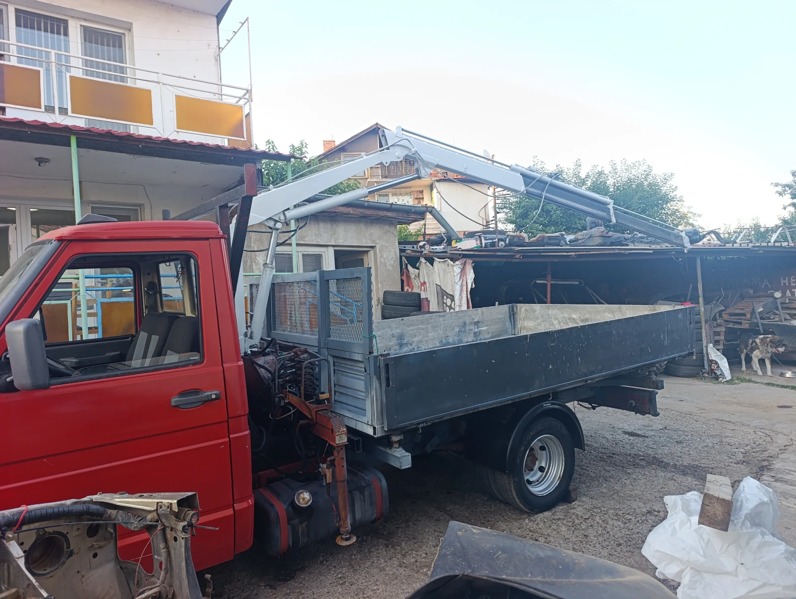 Iveco 3510 Самосвал с кран!!, снимка 4 - Бусове и автобуси - 55695050