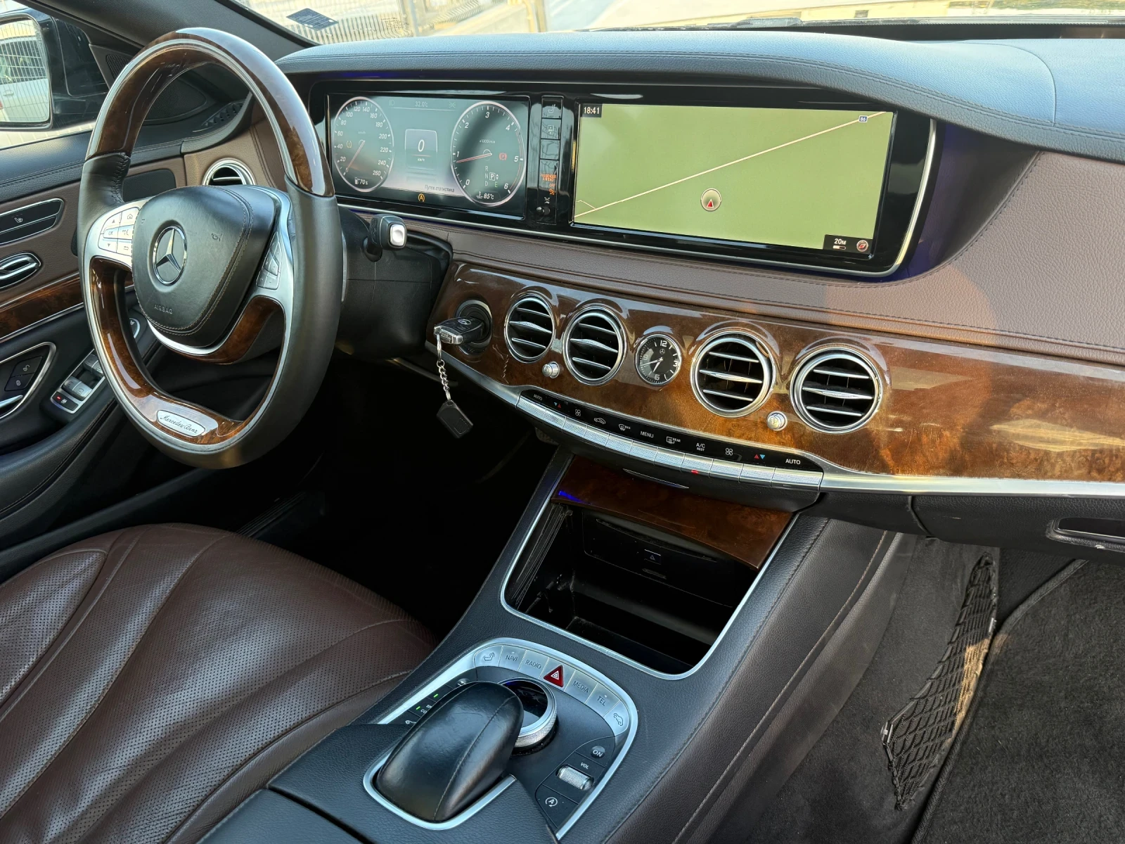 Mercedes-Benz S 350 D* LONG* FACE* 204.000КМ* Сервизна История* , снимка 14 - Автомобили и джипове - 55944989